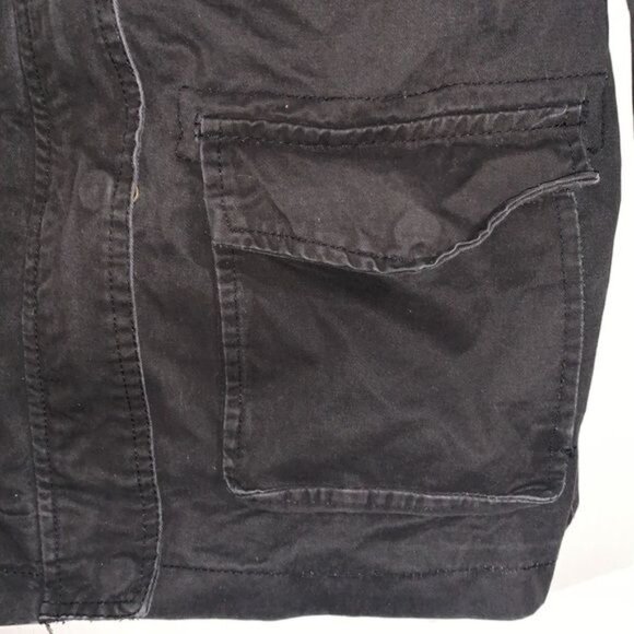 Wenven Black Hooded Jacket M Womens Casual Outerwear 100% Cotton - Picture 8 of 12